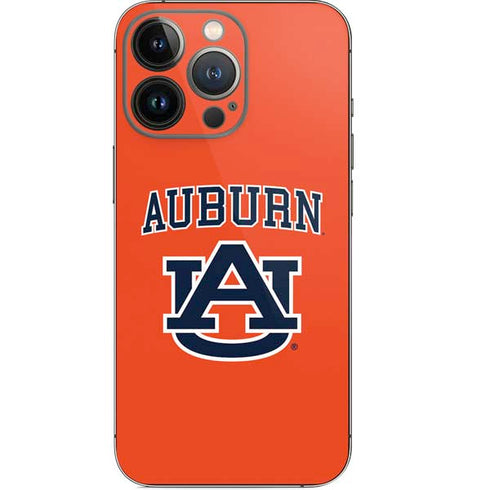 Auburn University AU Orange iPhone 15 Pro Skin
