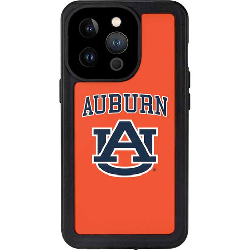 Auburn University AU Orange iPhone 14 Pro Waterproof Case