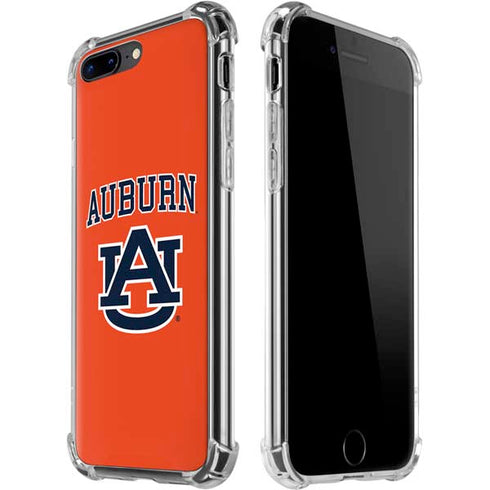 Auburn University AU Orange iPhone 7/8 Plus Clear Case