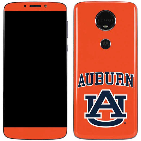 Auburn University AU Orange Moto E5 Plus Skin