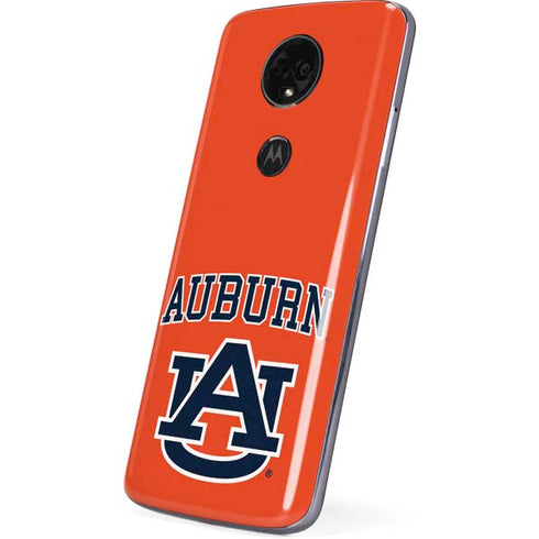 Auburn University AU Orange Moto E5 Plus Skin