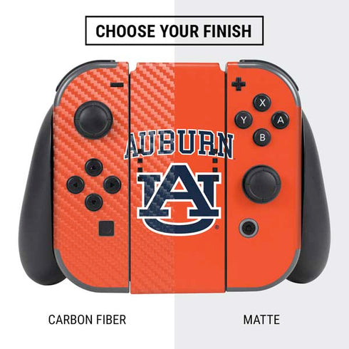 Auburn University AU Orange Nintendo Switch Bundle Skin