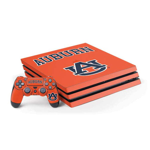 Auburn University AU Orange PS4 Pro Bundle Skin