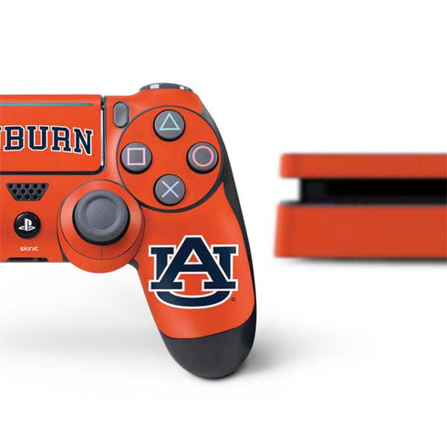 Auburn University AU Orange PS4 Slim Bundle Skin
