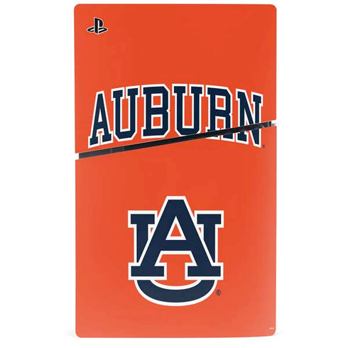 Auburn University AU Orange PS5 Slim Disk Bundle Skin