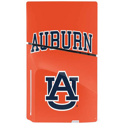 Auburn University AU Orange PS5 Slim Disk Console Skin