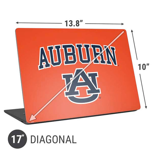 Auburn University AU Orange Universal Laptop 17in (13.8 x 10in) Skin