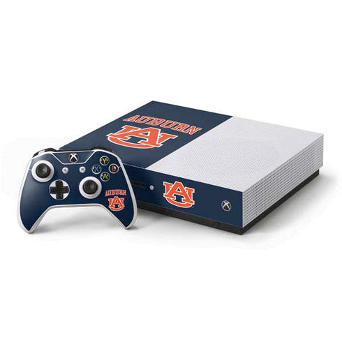 Auburn University AU Xbox One S Console and Controller Bundle Skin