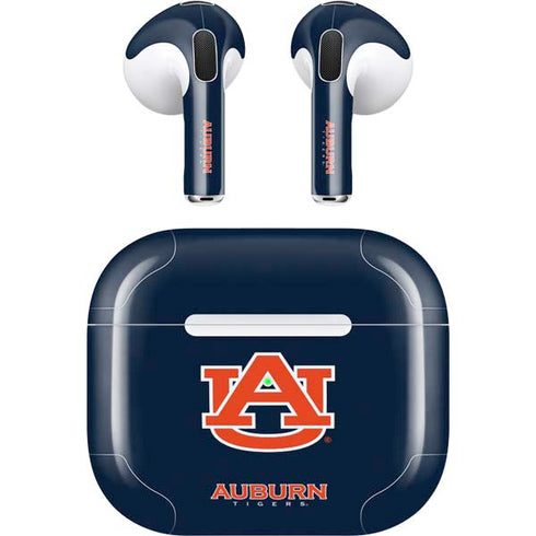 Auburn University Logo Blue Apple AirPods (3rd Gen 2021) Skin