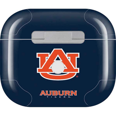 Auburn University Logo Blue Apple AirPods (3rd Gen 2021) Skin