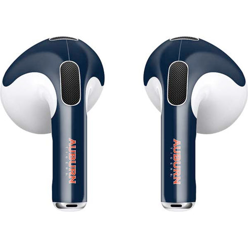 Auburn University Logo Blue Apple AirPods (3rd Gen 2021) Skin