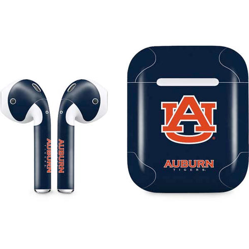 Auburn University Logo Blue Apple AirPods Skin