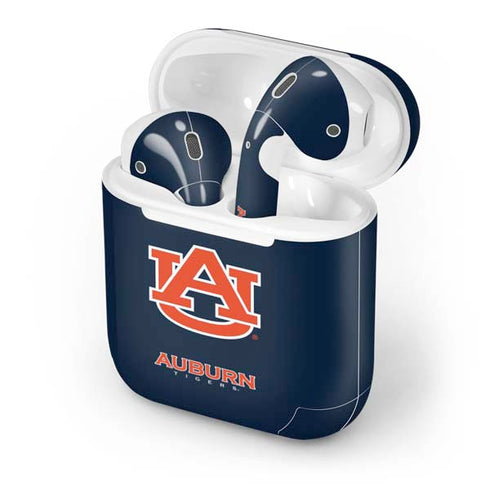 Auburn University Logo Blue Apple AirPods Skin