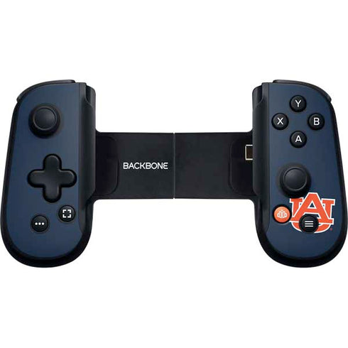 Auburn University Logo Blue Backbone One for iPhone Game Controller Skin