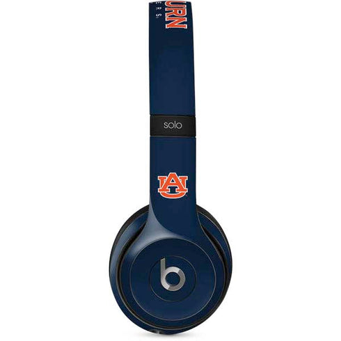 Auburn University Logo Blue Beats Solo 2 Wired Skin
