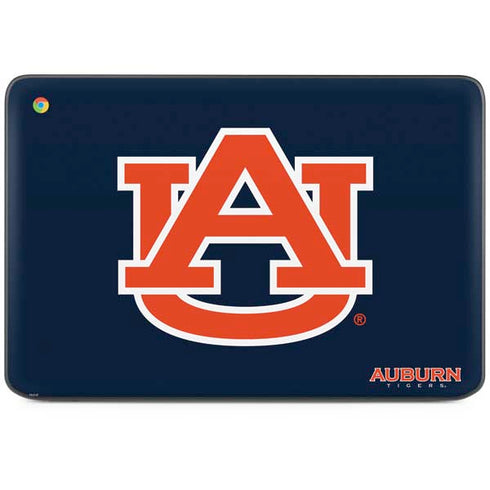 Auburn University Logo Blue HP Chromebook Skin