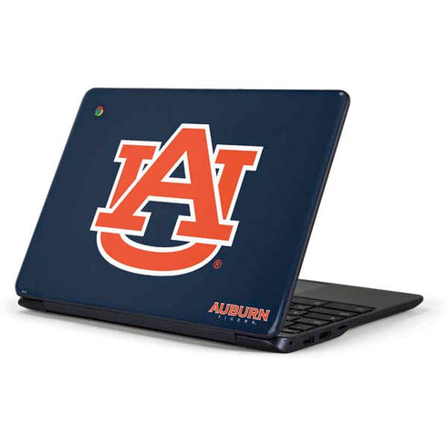 Auburn University Logo Blue Samsung Chromebook Skin
