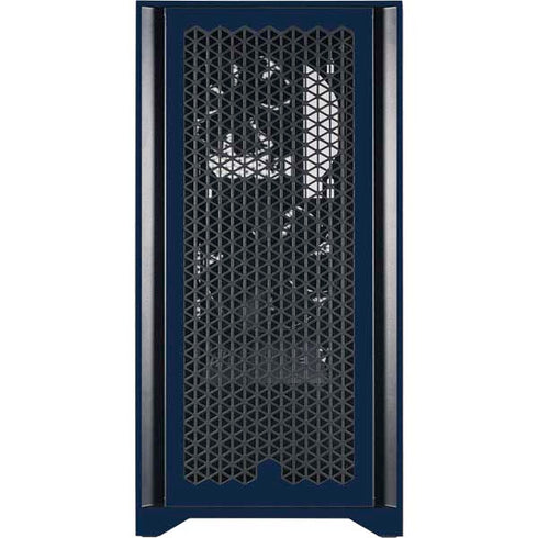 Auburn University Logo Blue Corsair 4000D Tempered Glass Mid-Tower ATX Case Skin
