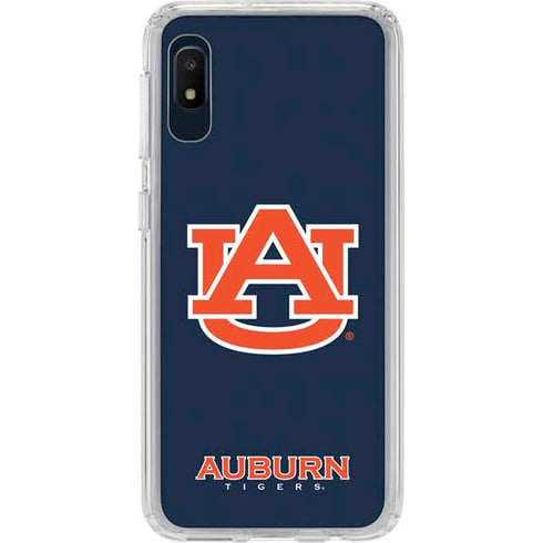 Auburn University Logo Blue Galaxy A10e Clear Case