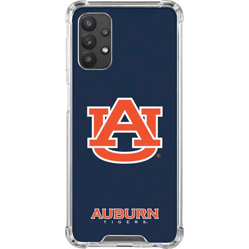Auburn University Logo Blue Galaxy A32 5G Clear Case