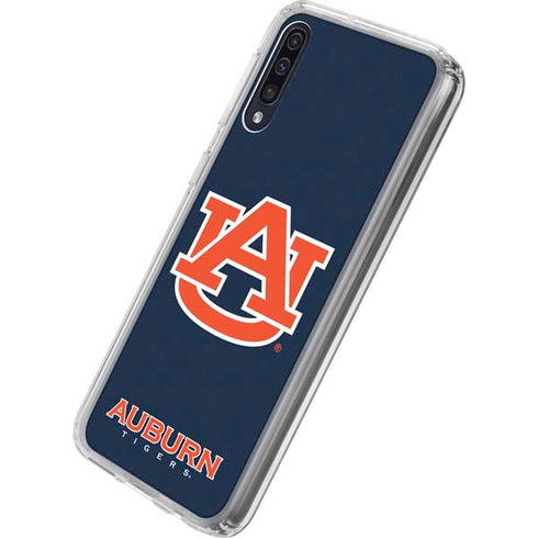 Auburn University Logo Blue Galaxy A50 Clear Case