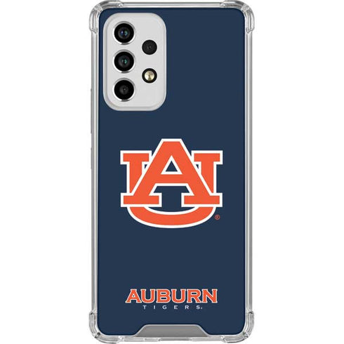 Auburn University Logo Blue Galaxy A53 5G Clear Case