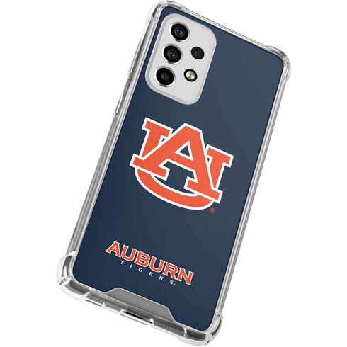 Auburn University Logo Blue Galaxy A53 5G Clear Case
