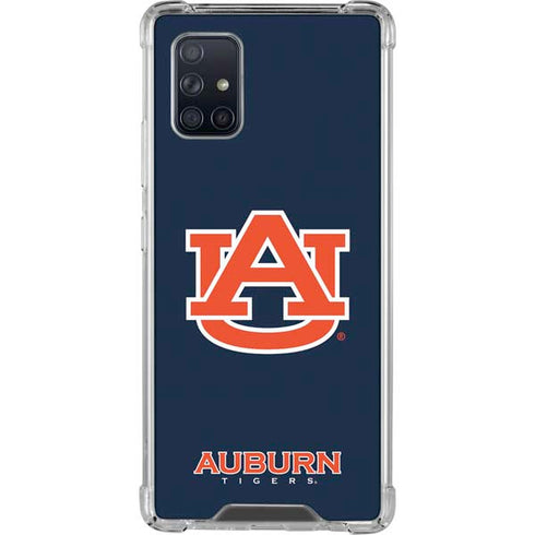 Auburn University Logo Blue Galaxy A71 5G Clear Case
