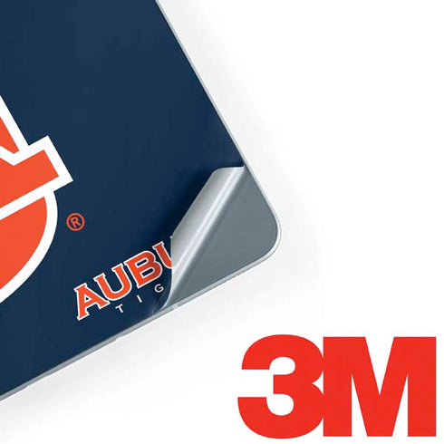 Auburn University Logo Blue Galaxy Book 12in Skin