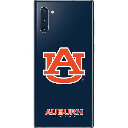Auburn University Logo Blue Galaxy Note 10 Skin