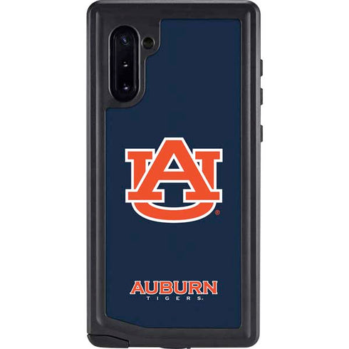 Auburn University Logo Blue Galaxy Note 10 Waterproof Case