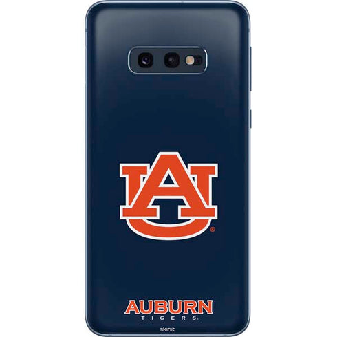 Auburn University Logo Blue Galaxy S10e Skin