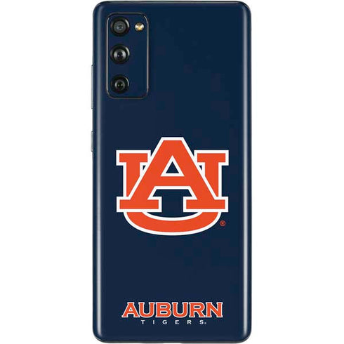 Auburn University Logo Blue Galaxy S20 Fan Edition Skin