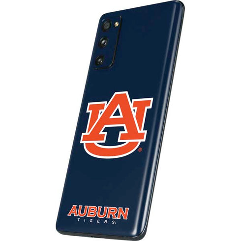 Auburn University Logo Blue Galaxy S20 Fan Edition Skin