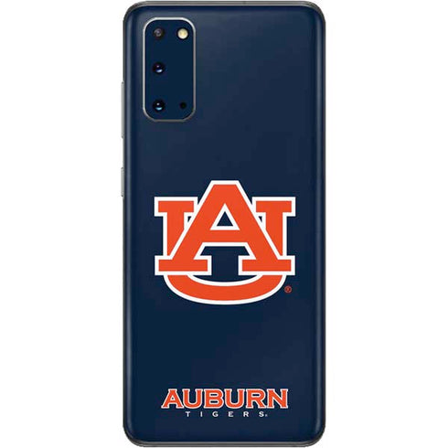 Auburn University Logo Blue Galaxy S20 Skin