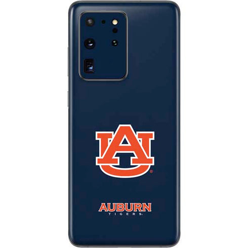 Auburn University Logo Blue Galaxy S20 Ultra 5G Skin