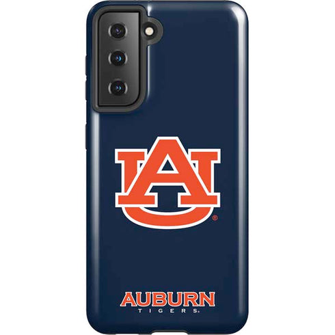 Auburn University Logo Blue Galaxy S21 5G Pro Case