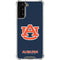 Auburn University Logo Blue Galaxy S21 FE Clear Case