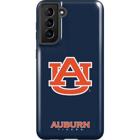 Auburn University Logo Blue Galaxy S21 Plus 5G Pro Case