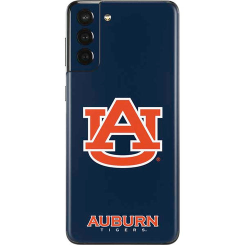 Auburn University Logo Blue Galaxy S21 Plus 5G Skin