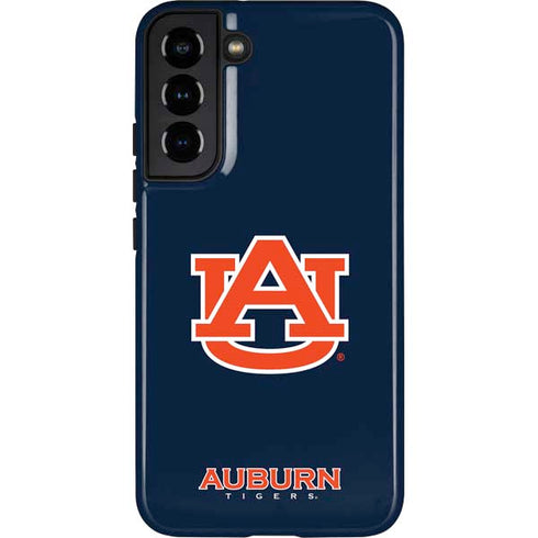 Auburn University Logo Blue Galaxy S22 Plus Pro Case