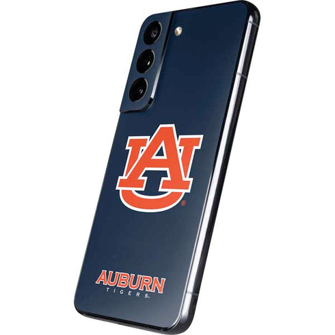 Auburn University Logo Blue Galaxy S22 Skin
