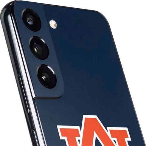 Auburn University Logo Blue Galaxy S22 Skin