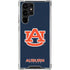 Auburn University Logo Blue Galaxy S22 Ultra Clear Case