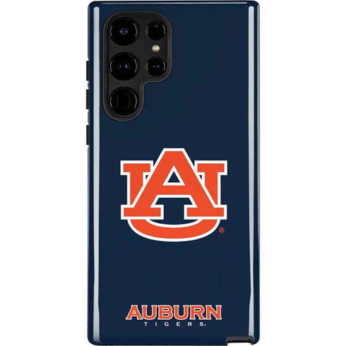 Auburn University Logo Blue Galaxy S22 Ultra Pro Case