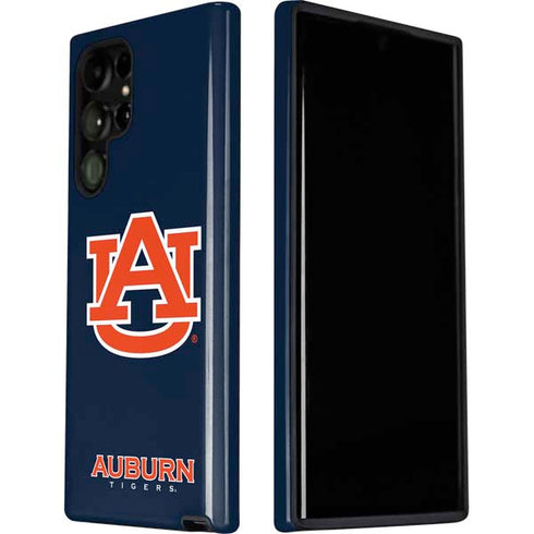 Auburn University Logo Blue Galaxy S22 Ultra Pro Case