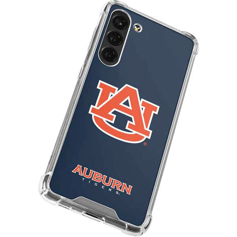 Auburn University Logo Blue Galaxy S23 Plus Clear Case