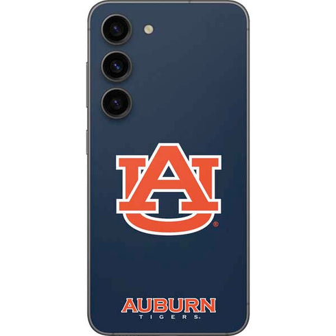 Auburn University Logo Blue Galaxy S23 Skin
