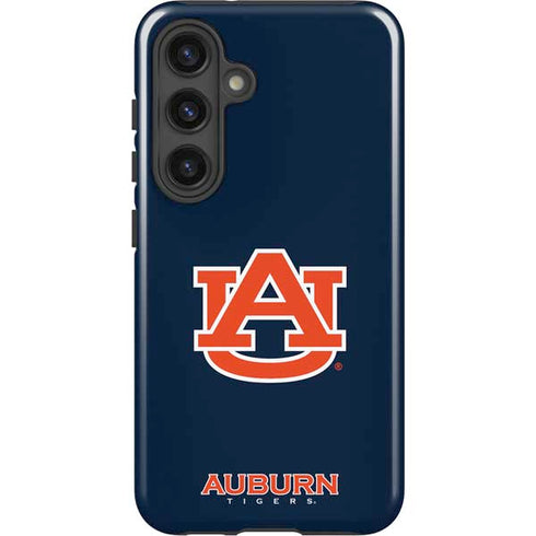 Auburn University Logo Blue Galaxy S24 Impact Case
