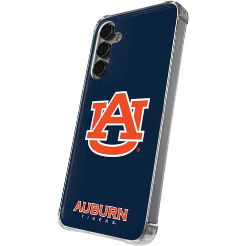 Auburn University Logo Blue Galaxy S24 Plus Clear Case